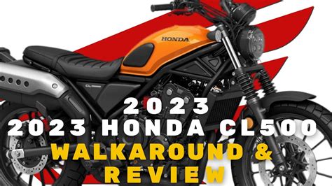 Retro Meets Modern 2023 Honda CL500 Street Scrambler Review Features