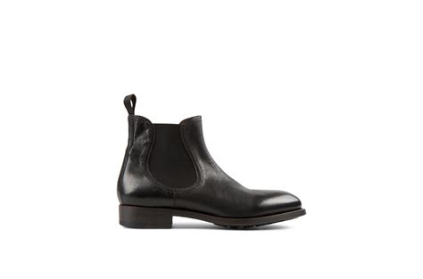 Hanoi Black Kangaroo Leather Chelsea Boots – Project TWLV