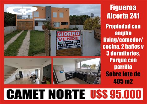 Casa en Camet Norte. Calle Figueroa Alcorta - Giorno Propiedades