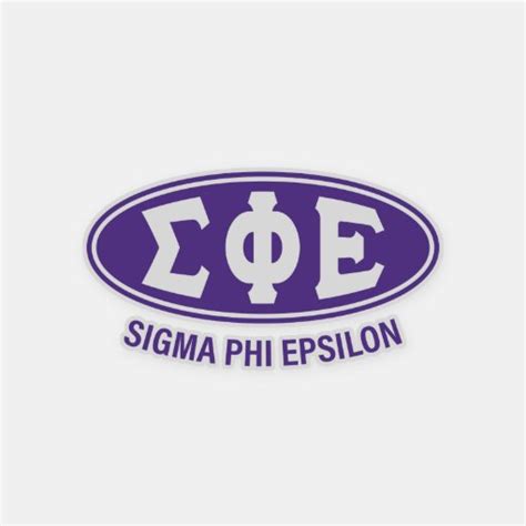 Sigma Phi Epsilon Vintage Sticker Zazzle