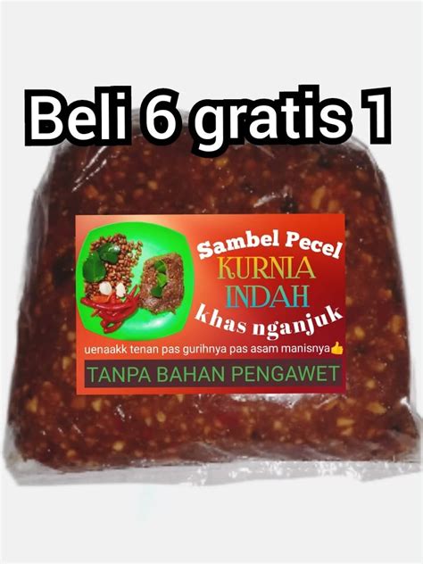 Bumbu Pecel 250 Gram Sambel Pecel Madiun Nganjuk Oleh Oleh Khas Jawa