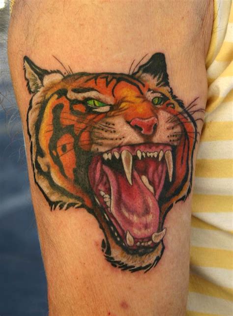 tiger head tattoo by twyliteskyz on DeviantArt