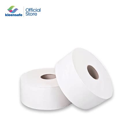 Kleensafe Ply Meters Premium Quality Virgin Pulp Jumbo Roll Tissue