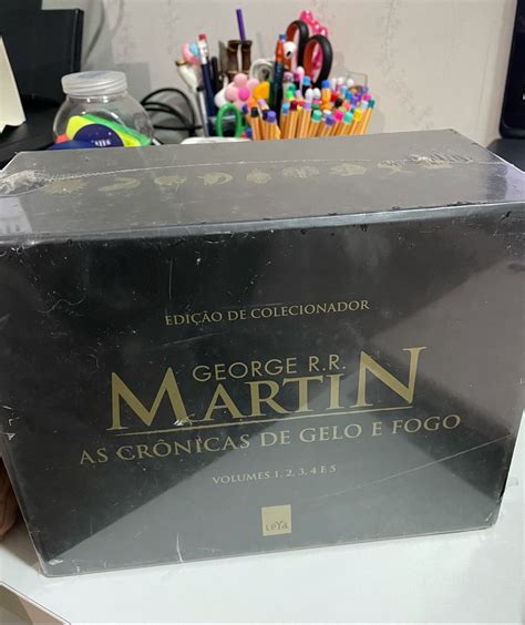 Box Edi O Colecionador As Cr Nicas De Gelo E Fogo Game Of Thrones