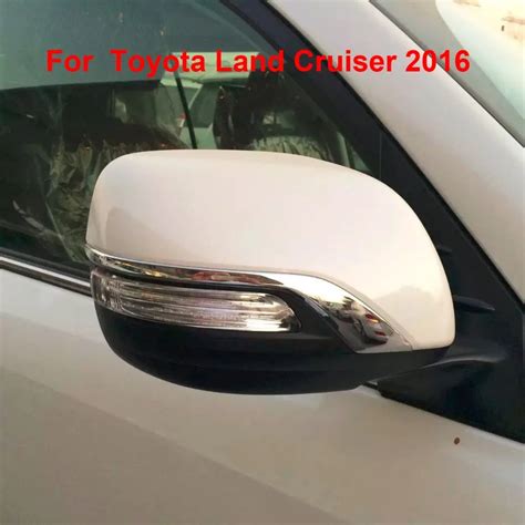 Rearview Side Mirror Cover Trims For Toyota Land Cruiser V Lc