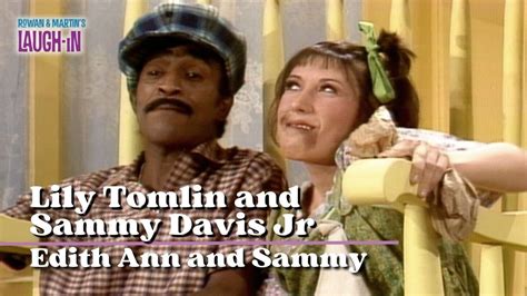 Lily Tomlin And Sammy Davis Jr Edith Ann And Sammy Rowan Martin S