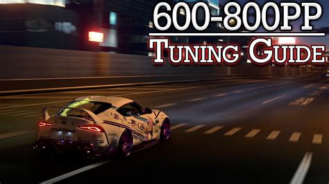 Gr Supra Rz Track Tune Gran Turismo Pp Tuning Guide Youtube