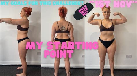 My Before Pictures And Measurements 60 Day Fitness Challenge Day 1 Youtube