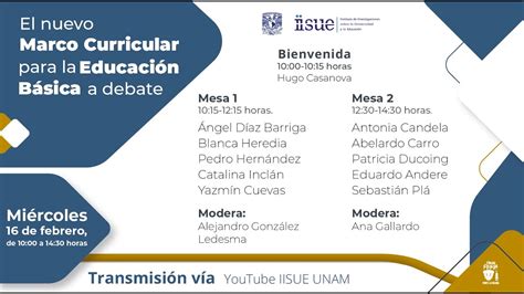 El nuevo marco curricular para la educación básica a debate YouTube