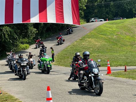 Bikers And Police Join Annual Cops Ride Supporting Families Of Fallen