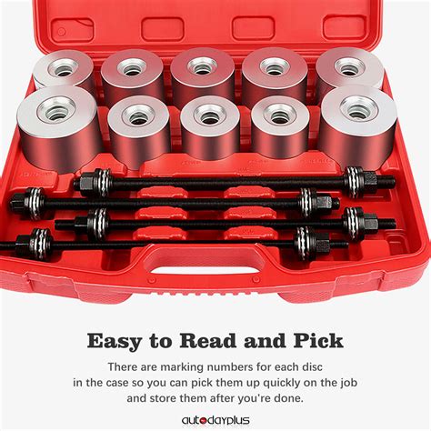 Pc Universal Press And Pull Sleeve Kit Bush Bearing Removal Insertion