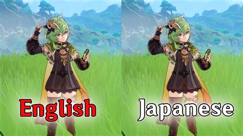 Collei English And Japanese Voice Actor In Game Gameplay Genshin Impact Youtube