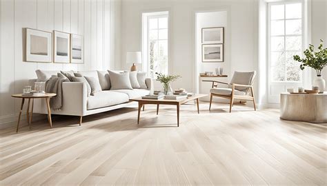 What Shades of White Enhances a Wooden Floor With a Light Tone