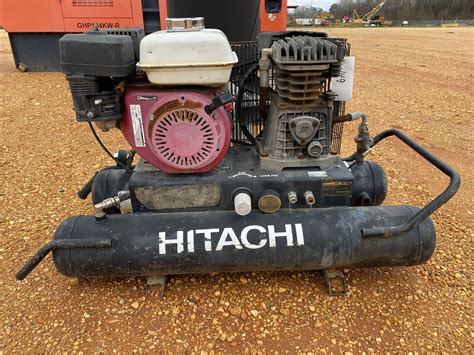 Hitachi Portable Air Compressor Jm Wood Auction Company Inc