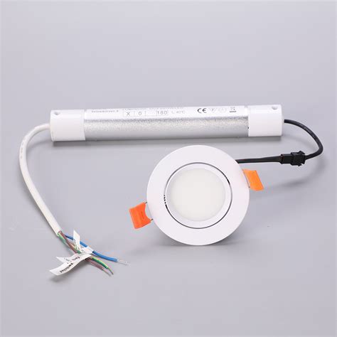 Li Ion Battery Backup Emergency Downlight Ceiling Recessed Emergency