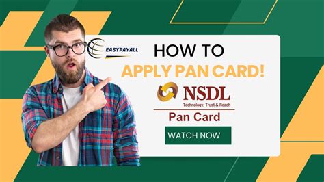 How To Apply Nsdl Pan Card Youtube