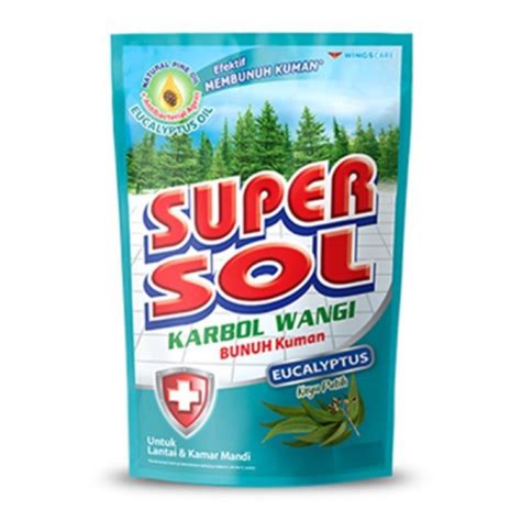 Supersol Karbol Wangi Eucalyptus Pine Sereh Ml Lazada Indonesia