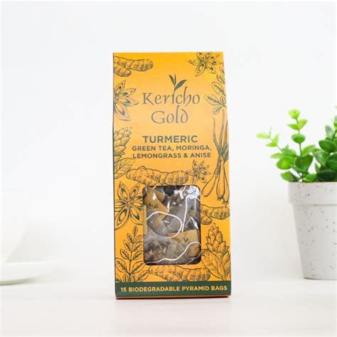 Kericho Gold Turmeric Green Tea Moringa Lemongrass Anise