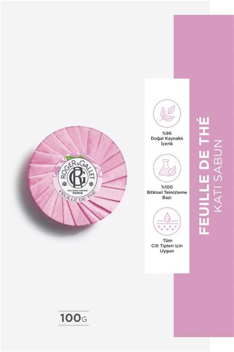 Roger Gallet Feuille De The Wellbeing Soap G Sabun Roger Gallet