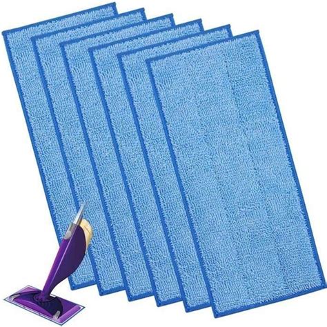 6PCS Lingettes Reutilisable Pour Swiffer WetJet Wood Lingette