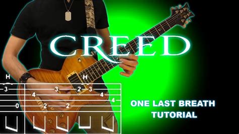 How To Play One Last Breath By Creed Tutorial With Tabs Intro Youtube