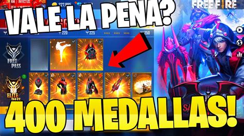 COMPRE 400 MEDALLAS DEL NUEVO PASE ELITE Y LO DESBLOQUEO TODO MIRA