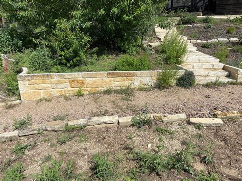 Limestone chop block garden wall : r/landscaping