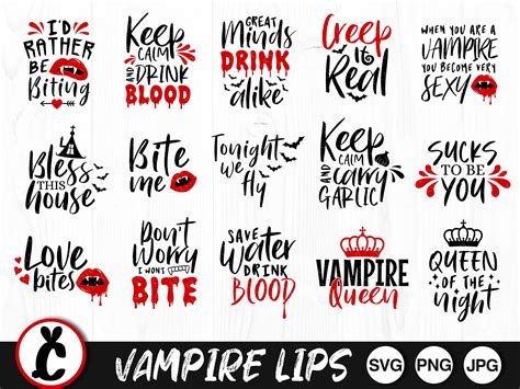 Vampire Bundle Svg Png  Digital Cut File Ready To Etsy Australia