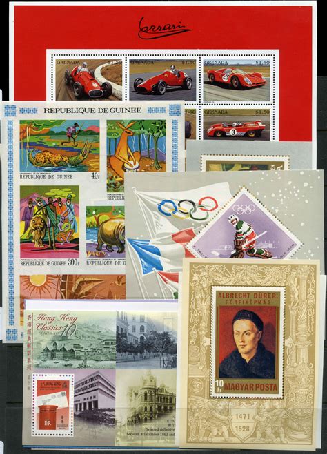 Buy 68 Different Complete Sets And Souvenir Sheets Vista Stamps