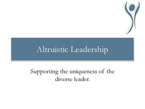 Altruistic Leadership by Altruistic Leadership - Issuu