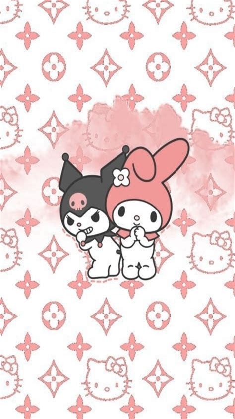 Iphone Wallpaper Preppy Hello Kitty Iphone Wallpaper Sanrio Wallpaper