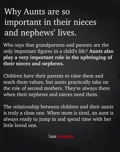 Why Aunts Are So Important In Their Nieces And Nephews Lives Niece