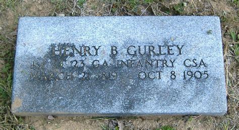 Henry Burch Gurley 1819 1905 Find A Grave Memorial