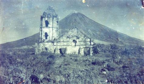 Cagsawa Ruins In The Shadow Of Mayon Volcano Urban Ghosts