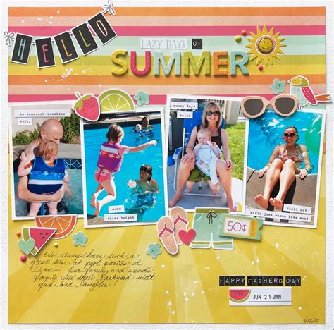 Pin By Sarah On Scrapbook Ideas Summer Hello Summer Vacation