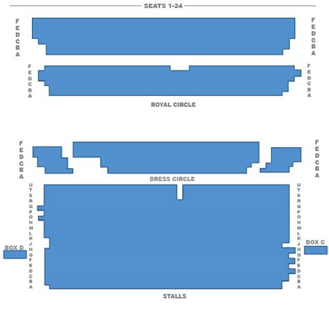 The Harold Pinter Theatre Seating Plan - London Theatre Tickets