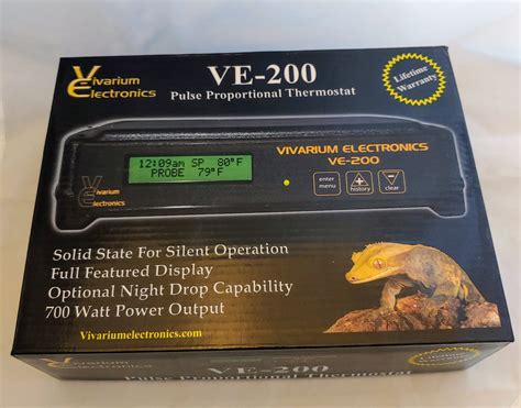 Vivarium Electronic VE 200 Thermostat – Summers Serpents