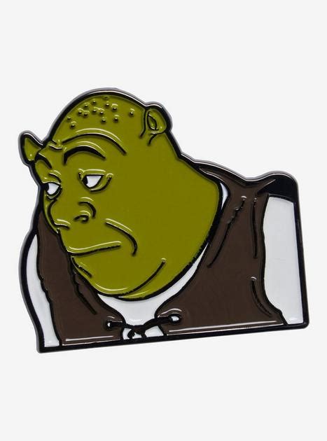 Shrek Meme Face Enamel Pin Hot Topic