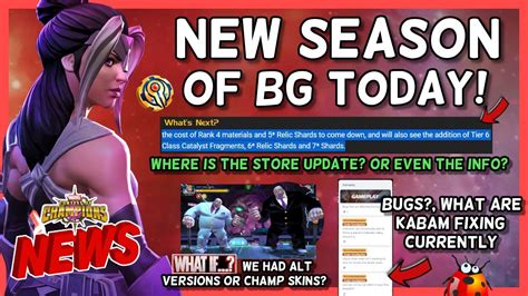 Bg Season 8 Today And Where Is The New Store Info Current State Of Bugs Arena Predictions