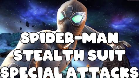 Spider Man Stealth Suit Special Attacks Marvel Contest Of Champions Youtube