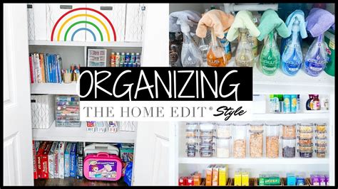 Organizing The Home Edit Style Extreme Organize With Me 2020 Fall Clean Organize Youtube