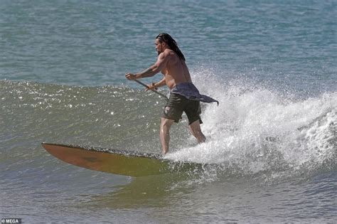 Jason Momoa Exhibits His Toned Chest As He Goes Surfing In Hawaii After