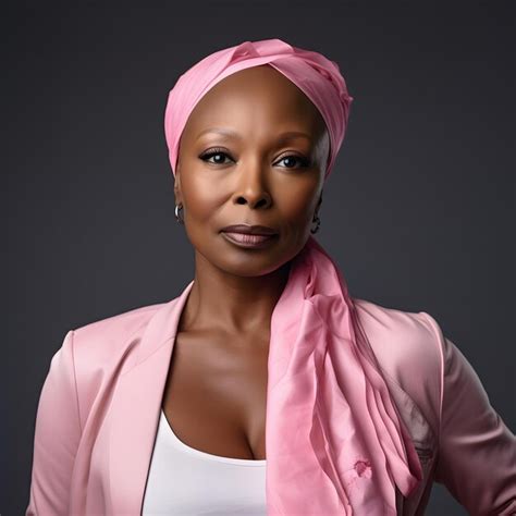Premium AI Image | Empowerment in Pink Breast Cancer Awareness Stock Images
