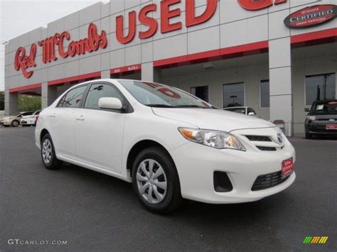 2011 Super White Toyota Corolla LE 73581220 Photo 12 GTCarLot