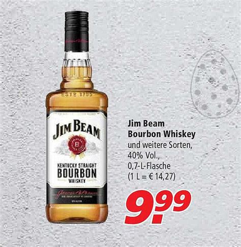 Jim Beam Bourbon Whiskey Angebot bei Marktkauf - 1Prospekte.de