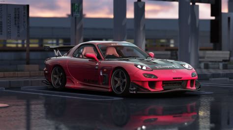 Assetto Corsa Mazda RX7 Japan Streets By Wildart89