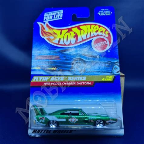 Jual Hot Wheels Flying Aces Series Dodge Charger Daytona Green Shark Shopee Indonesia