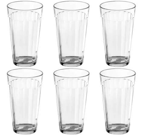 Juego De 6 Vasos Americano Long Drink Nadir De 450 Ml Mercadolibre