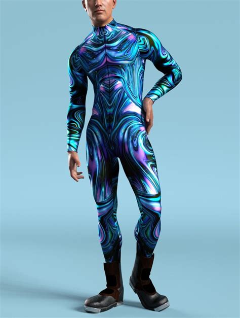 Male Bodysuit Sexy Rave Outfit Men Festival Outfit Men Men Etsy