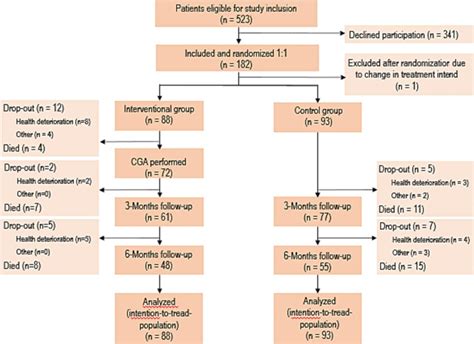 Effects Of Comprehensive Geriatric Assessment Guided Interventions On